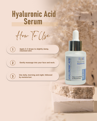 Hyaluronic Acid Serum – Hydration + Replumping | 30ml