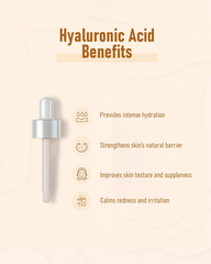 Hyaluronic Acid Serum – Hydration + Replumping | 30ml