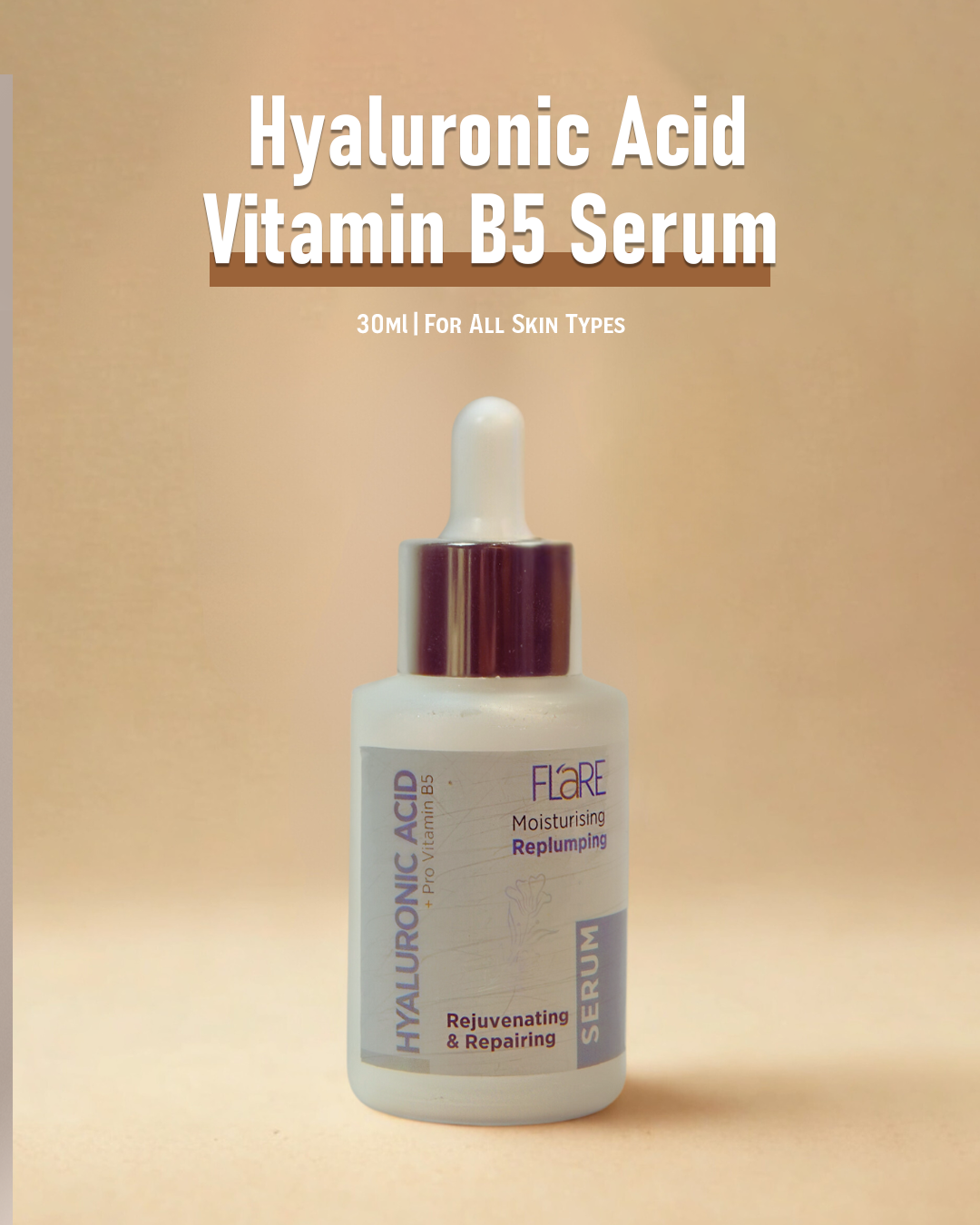 Hyaluronic Acid Serum – Hydration + Replumping | 30ml